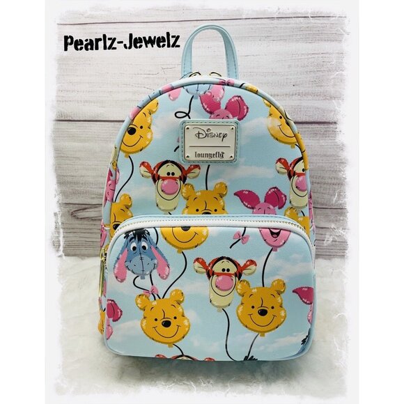 Loungefly Handbags - Loungefly Disney Winnie the Pooh Tigger Piglet Balloon Heads Mini Backpack NWT